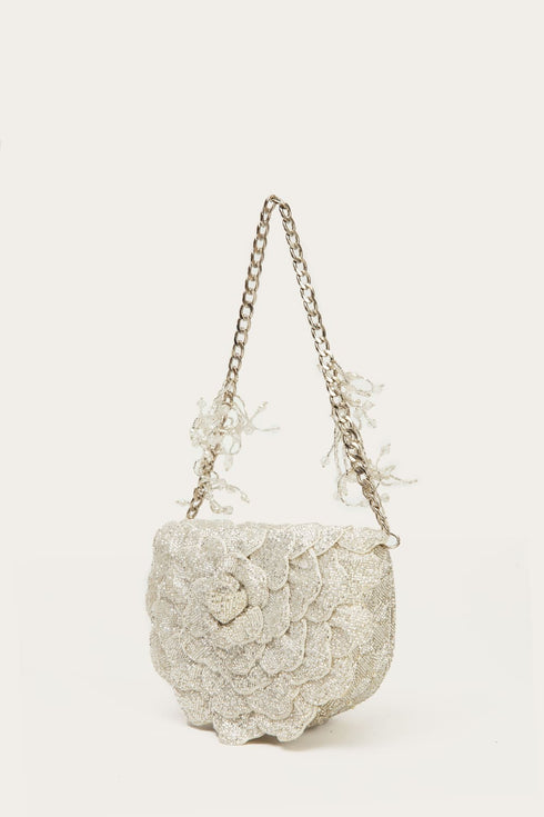 Coco Mini Beaded Sling – Summer Silver